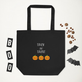 Eco Tote Bag - Trick or Treat Pumpkins