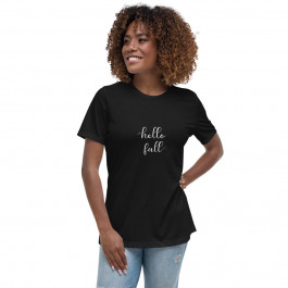 Women's Relaxed T-Shirt -  hello fall